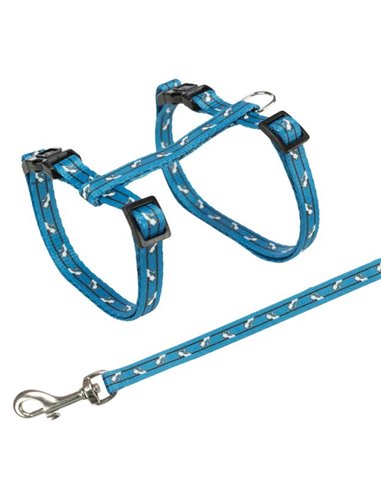 Ham Si Lesa Pentru Pisici, 27-45 cm/10 mm, 1.20 m, Diverse Culori, 4142