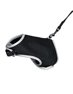 Ham Si Lesa Soft Pentru Pisici, XXL: 36-54 cm/10 mm, 1.20 m, Negru, 41895 2