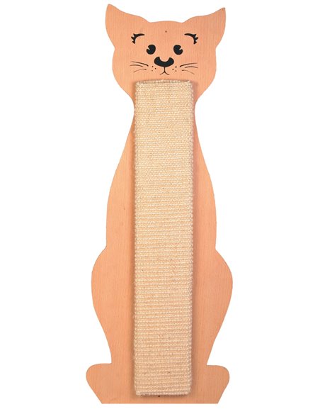 (-15%) Placa De Zgariat Cu Sisal, Forma Pisica, 21 x 56 cm, Natural/Bej, 43161	
