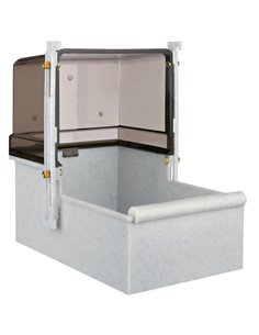 Cadita Acoperita Pentru Papagali, Reglabila, 16x22x26 cm, 5404	 2