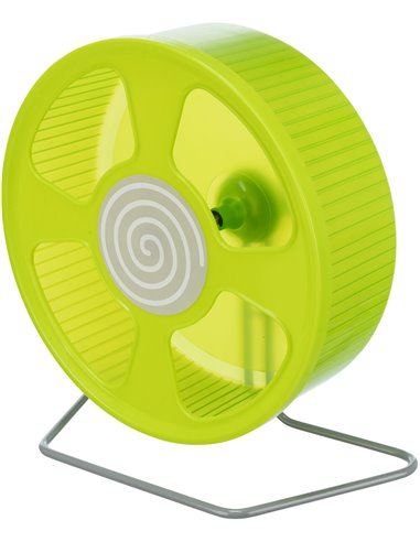 Roata De Alergare Pentru Rozatoare, Cu Suport, Plastic, 20 cm, Diverse Culori, 61010	