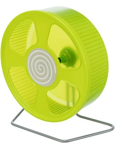 Roata De Alergare Pentru Rozatoare, Cu Suport, Plastic, 28 cm, Diverse Culori, 61011	