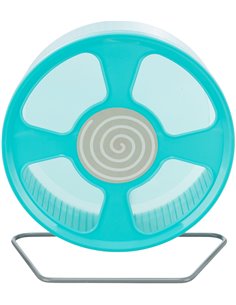 Roata De Alergare Pentru Rozatoare, Cu Suport, Plastic, 28 cm, Diverse Culori, 61011	 2