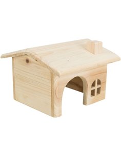 Casuta Pentru Hamsteri, Lemn, 15x11x15 cm, 61251	