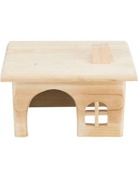 Casuta Pentru Hamsteri, Lemn, 15x11x15 cm, 61251	