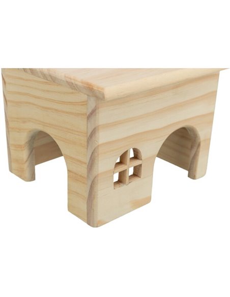Casuta Pentru Hamsteri, Lemn, 15x12x15 cm, 61261	