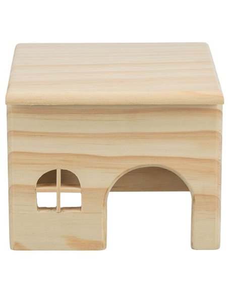 Casuta Pentru Hamsteri, Lemn, 15x12x15 cm, 61261	