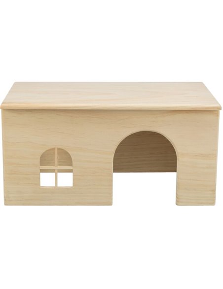 Casuta Pentru Cobai/Iepuri Pitici, Lemn, 40x20x23 cm, 61263	