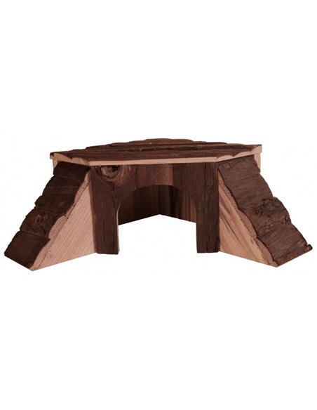 Casuta De Colt Pentru Rozatoare, Thordis, Lemn, 35x15x37/37 cm, Maro, 6128	