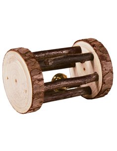Jucarie Pentru Rozatoare, Rola Cu Clopotel, Lemn, 5x7 cm, 61654	