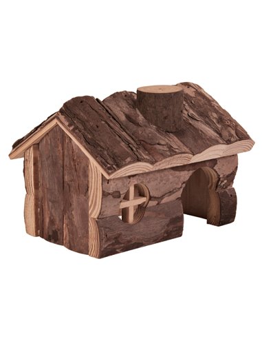 Casuta Pentru Hamsteri, Hendrik, Lemn, 14x11x11 cm, Maro, 6171	