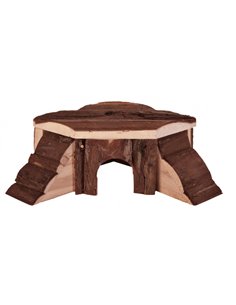 Casuta De Colt Pentru Hamsteri, Thordis, Lemn, 21x7x19/19 cm, Maro, 6175	
