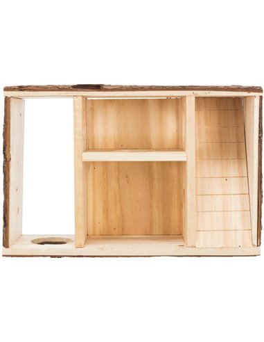 Casuta Labirint Pentru Rozatoare, Leif, Lemn, 35x11x25 cm, Maro, 6201	