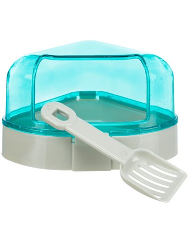 Litiera De Colt Cu Acoperis Pentru Hamsteri, Plastic, 14x8x11/11 cm, Diverse Culori, 6256	