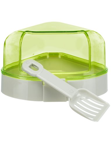 Litiera De Colt Cu Acoperis Pentru Hamsteri, Plastic, 14x8x11/11 cm, Diverse Culori, 6256	