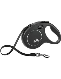 Lesa Flexi Classic, Banda, M: 5 m/25 kg, Negru, 11711
