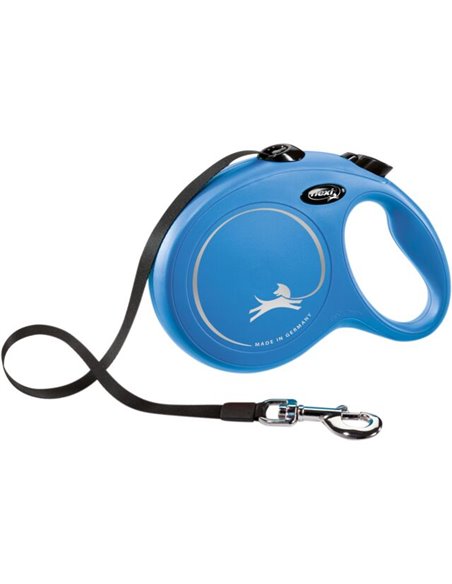 Lesa Flexi Classic, Banda, L: 8 m/50 kg, Albastru, 11732