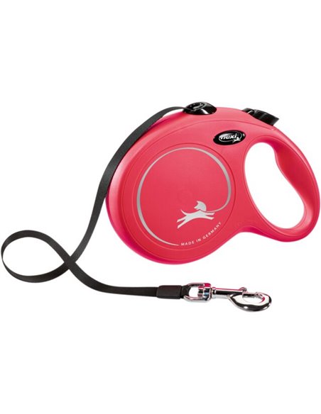 Lesa Flexi Classic, Banda, L: 8 m/50 kg, Rosu, 11733