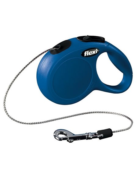 Lesa Flexi Classic, Snur, XS: 3 m/8 kg, Albastru, 11772