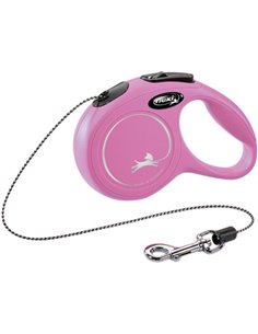 Lesa Flexi Classic, Snur, XS: 3 m/8 kg, Roz, 11776