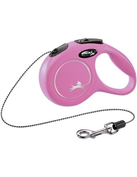 Lesa Flexi Classic, Snur, XS: 3 m/8 kg, Roz, 11776