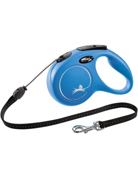 Lesa Flexi Classic, Snur, M: 5 m/20 kg, Albastru, 11792