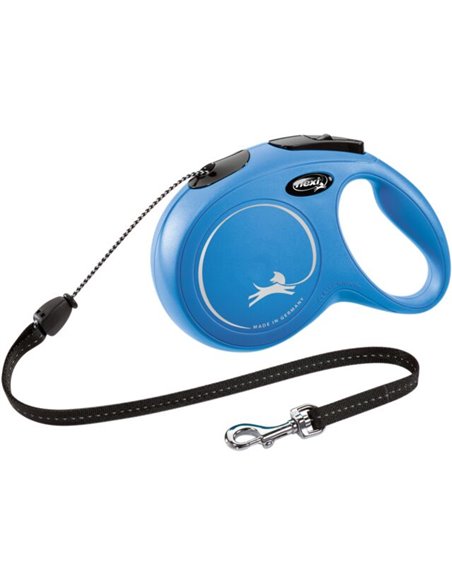 Lesa Flexi Classic, Snur, M: 8 m/20 kg, Albastru, 11812