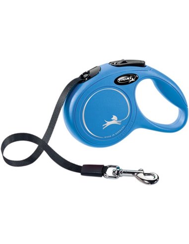 Lesa Flexi Classic, Banda, XS: 3 m/12 kg, Albastru, 11822