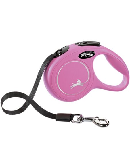 Lesa Flexi Classic, Banda, XS: 3 m/12 kg, Roz, 11826