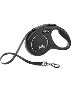 Lesa Flexi Classic, Banda, S: 5 m/15 kg, Negru, 11831