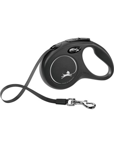Lesa Flexi Classic, Banda, S: 5 m/15 kg, Negru, 11831