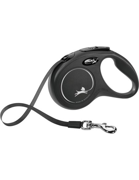 Lesa Flexi Classic, Banda, S: 5 m/15 kg, Negru, 11831