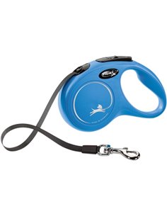 Lesa Flexi Classic, Banda, S: 5 m/15 kg, Albastru, 11832
