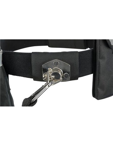 Centura Cu Lesa Pentru Jogging, 1.00-1.35 m/25 mm, Pana la 40 kg, Negru, 1275