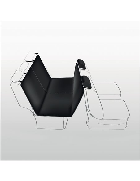 Husa Protectie Bancheta Auto, 1.45x1.60 m, Negru, 1324	