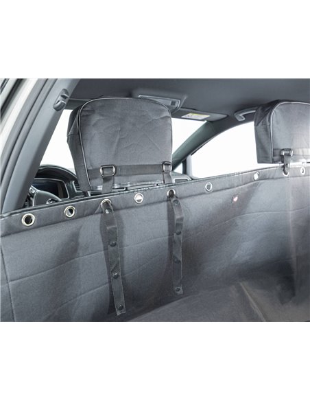 Husa Protectie Bancheta Auto, 1.45x1.60 m, Negru, 1324	