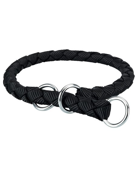 Zgarda Cavo Coarda, Semistrangulanta, L: 47-55 cm/18 mm, Negru, 144001