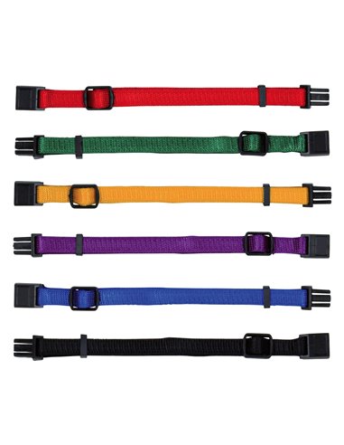 Zgarda Pentru Caini Juniori, S-M: 17-25 cm/10 mm, 6 buc/set, 15551