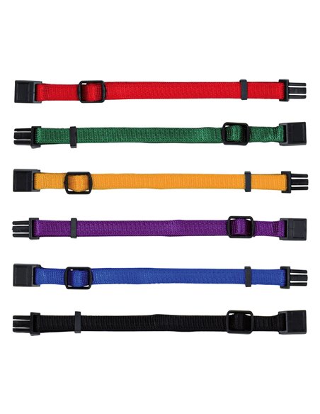 Zgarda Pentru Caini Juniori, S-M: 17-25 cm/10 mm, 6 buc/set, 15551