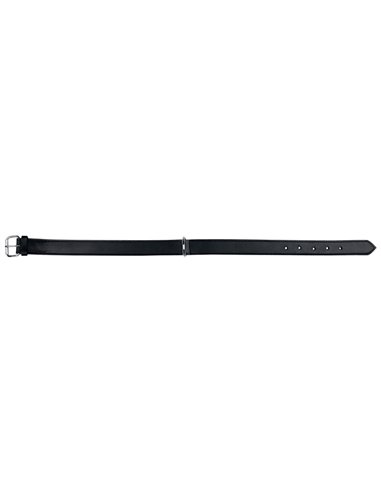 Zgarda Piele, Active, L-XL: 52-63 cm/30 mm, Negru, 18271
