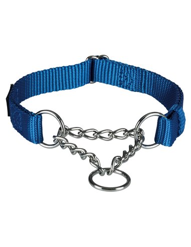 Zgarda Semistrangulanta, Premium, M-L: 35-50 cm/20 mm, Albastru, 202802	