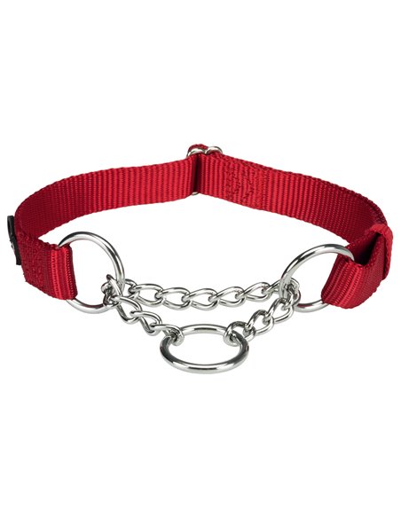Zgarda Semistrangulanta, Premium, L-XL: 45-70 cm/25 mm, Rosu, 202903	