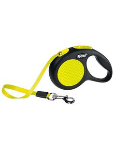 Lesa Flexi Neon, Banda, XS: 3 m/12kg, Galben Neon 209301