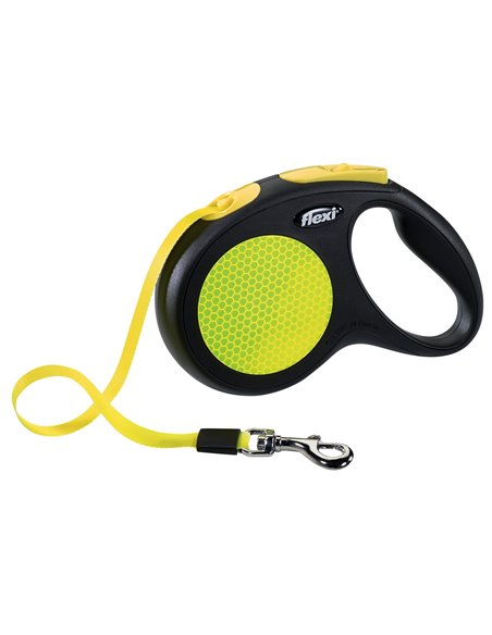 Lesa Flexi Neon, Banda, M: 5 m/25 kg, Galben Neon, 209321