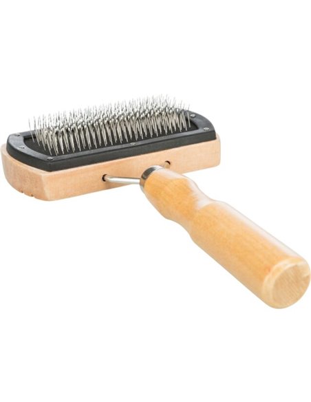 Perie Tesala Soft, Maner Lemn/Peri Metalici, 10x18 cm, 2300