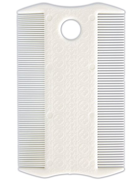 Pieptene Dublu Pentru Indepartare Purici/Praf, 9 cm, 2402	