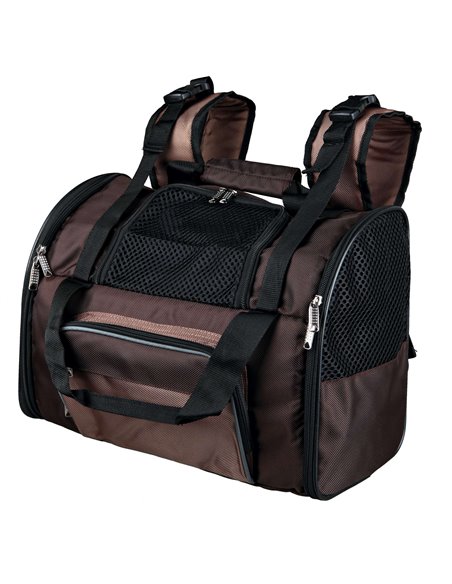 Rucsac De Transport, Shiva, 41x30x21 cm, Pana la 8 kg, Maro/Bej, 28871	