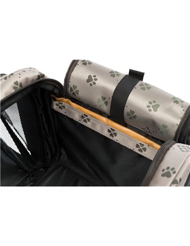 Geanta De Transport, Maxima, Extensibila, 33x32x54 cm, Pana la 8 kg, Bej/Maro, 28903	