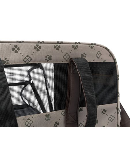 Geanta De Transport, Maxima, Extensibila, 33x32x54 cm, Pana la 8 kg, Bej/Maro, 28903	