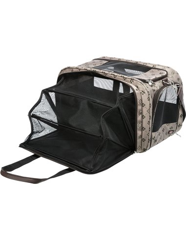 Geanta De Transport, Maxima, Extensibila, 33x32x54 cm, Pana la 8 kg, Bej/Maro, 28903	